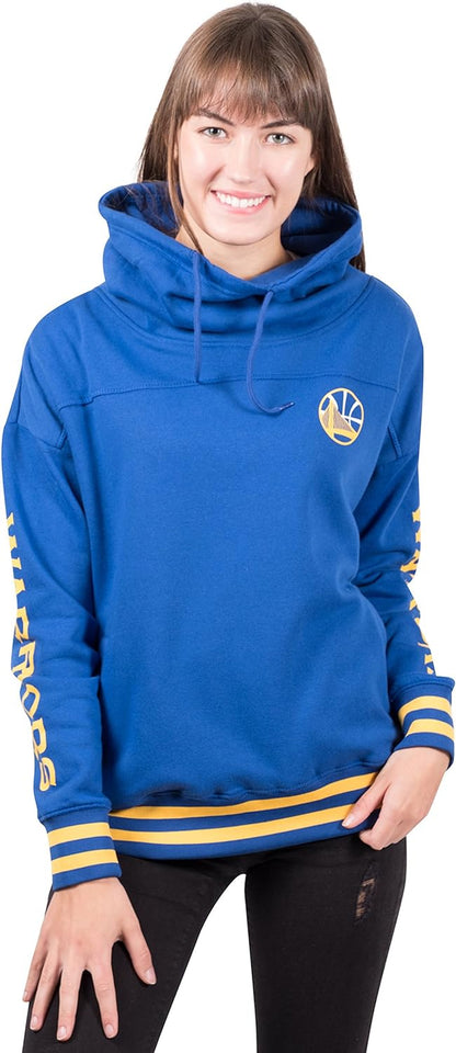Women'S NBA Official Fleece Hoodie Pullover Sweatshirt Funnel Neck