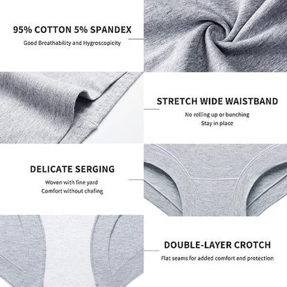 Boy Shorts Underwear for Women - Boxers for Women, Women'S Cotton Underwear Boyshorts